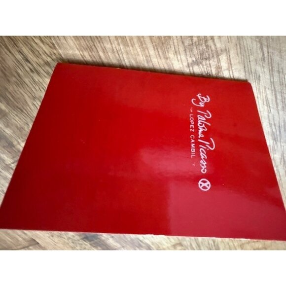 Womens Vintage By Paloma Picasso x Red Suede Shoulder Bag Lopez Cambil Purse - Picture 11 of 16